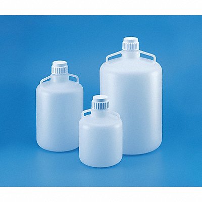 LAB SAFETY SUPPLY 49H013 Carboy 1 L 376.23 mm H White