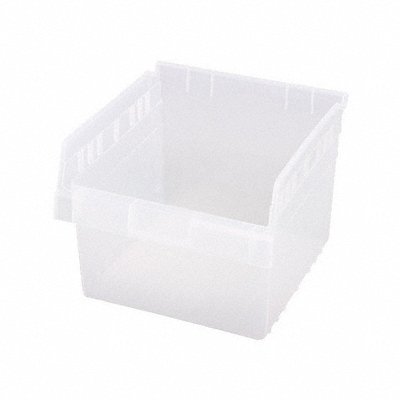 QUANTUM STORAGE SYSTEMS QSB809CL Shelf Bin Clear Polypropylene 8 in