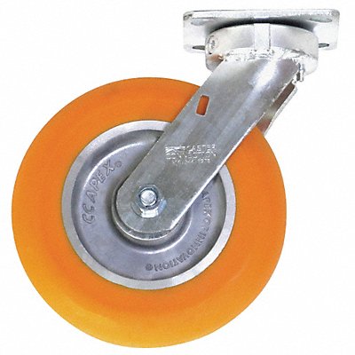 GRAINGER CDPG14 Kingpinless Plate Castor Swivel 1200 lb.