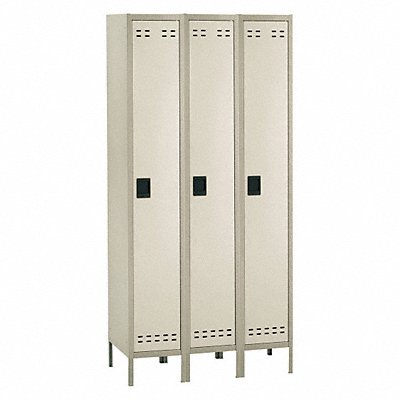 SAFCO 5525TN Wardrobe Locker 1x3Locker Tan 78 x36 x18 Assm