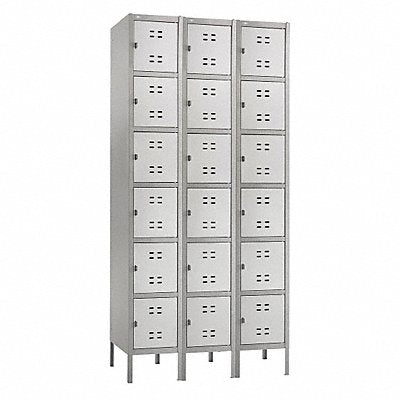 SAFCO 5527GR Bx Locker 6x3Locker Grey 78 x36 x18 Assm