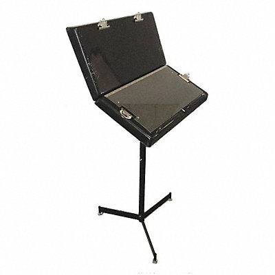 GRAINGER 49JK63 Workstand Blk 12inHx23inW Stl 100 lb.