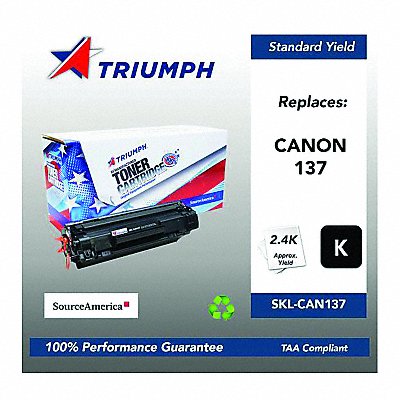 SOURCE AMERICA SKLCAN137 Toner Cartridge Black Max Page 2400