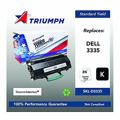 SOURCE AMERICA SKLD3335 Toner Cartridge Black Max Page 8000