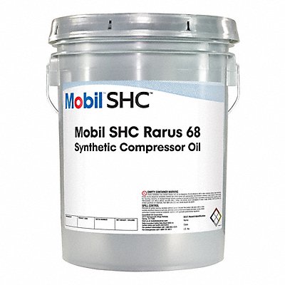 MOBIL 122000 Compressor Oil 5 gal Pail 20 SAE Grade