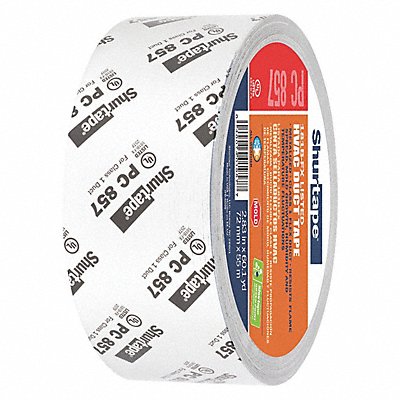 49JR19 SHURTAPE PC857 Duct Tape Silver 1 7/8 in x 60 yd 14 mil