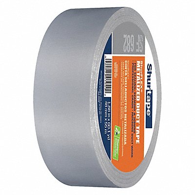 49JR20 SHURTAPE SF682 Duct Tape Metalized Silver 1 7/8inx60yd
