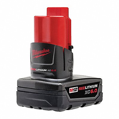 MILWAUKEE 48112460 Battery (1) 6.0 Ah Li-Ion