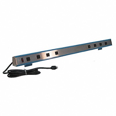 BENCHPRO S836 Outlet Strip 8 Outlet 15A 36 L Gry