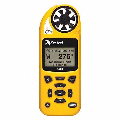 KESTREL 0855YEL Weather Meter Yellow 0.3 to 48.87 Hg
