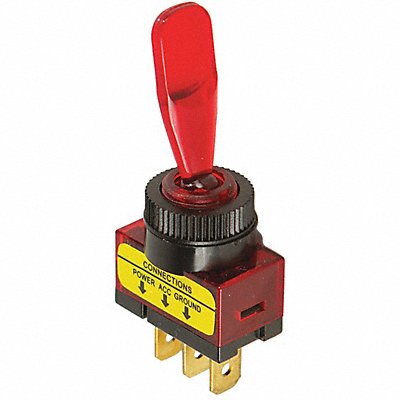 BATTERY DOCTOR 20500 Toggle Switch SPST 1/4 Male Terminal