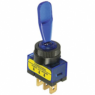 BATTERY DOCTOR 20503 Toggle Switch SPST Blue Panel Mount