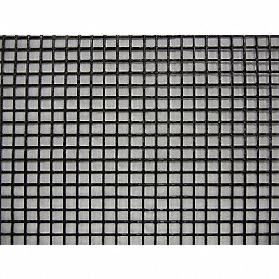 GRAINGER 12002E06348X96 Wire Mesh Black Fine 4 ft.W 96 L