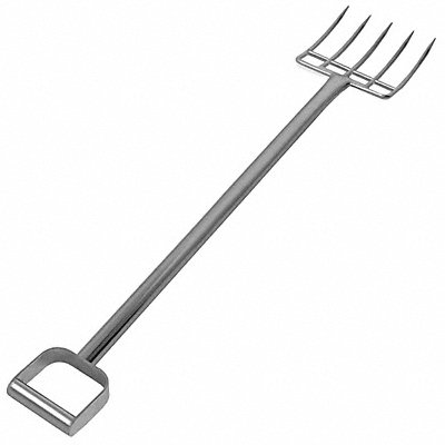 SANI-LAV 2072R Reinforced Fork 8 1/4 in Tine L D Handle