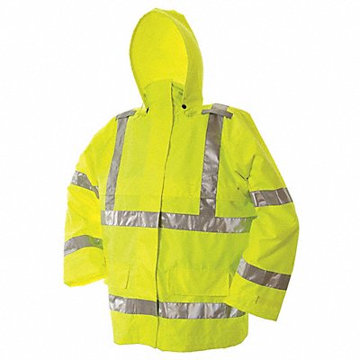 VIKING D6323JGXXXL H7524 Rain Jacket Class 3 Type R Yellow/Grn 3XL
