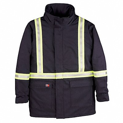 BIG BILL M305NEXSRNAY Flame Resistant Parka Insulated S Navy