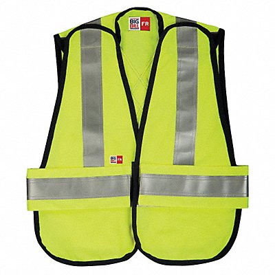 BIG BILL A648TY7OSOSFAREGYEL Flame Resistant Vest Yellow OSFA