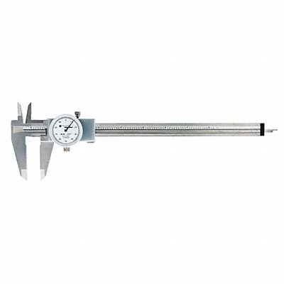 TESA BROWN SHARPE 589045 Dial Caliper Stainless Steel White