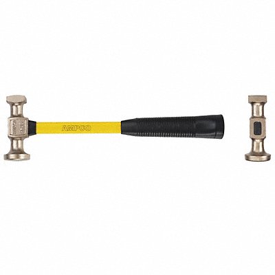 AMPCO H30FG Sheet Metal Hammer 1 lb 14 Overall L