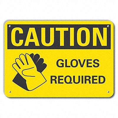 LYLE LCU30174NP14x10 Caution Sign 10 inx14 in Plastic