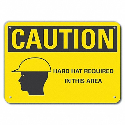 LYLE LCU30177NP14x10 Caution Sign 10 inx14 in Plastic