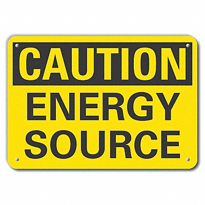 LYLE LCU30223RA14x10 Rflct Accident Prevent Caution Sign 10x14in