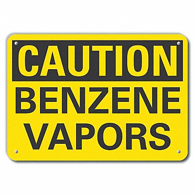 LYLE LCU30228NP14x10 Caution Sign 10 in x 14 in Plastic