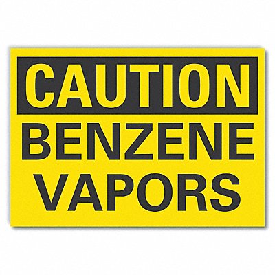 LYLE LCU30228ED10x7 Caution Sign 7in x 10in Non-PVC Polymer