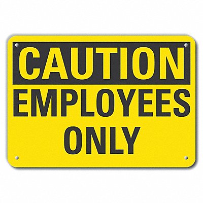 LYLE LCU30229NP14x10 Caution Sign 10 inx14 in Plastic