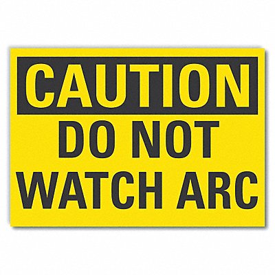 LYLE LCU30242ED10x7 Caution Sign 7in x 10in Non-PVC Polymer