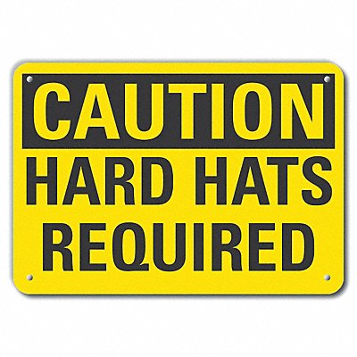 LYLE LCU30250NP14x10 Caution Sign 10 inx14 in Plastic