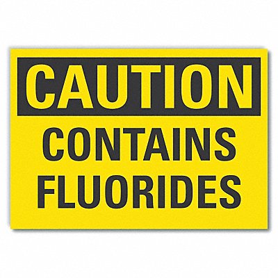 LYLE LCU30251ED10x7 Caution Sign 7in x 10in Non-PVC Polymer