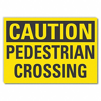 LYLE LCU30255ED14x10 Eco-Decal Pedestrian Trfc 10x14in Plastc