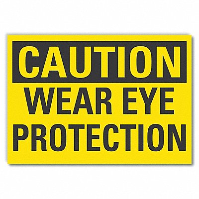 LYLE LCU30260RD14x10 Eye Caution Reflective Label 10 in x 14 in