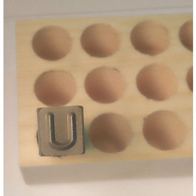 YOUNG BROS. STAMP WORKS 06271U Hand Stamp 2-5/8 Shank L Steel