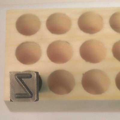 YOUNG BROS. STAMP WORKS 03273Z Hand Stamp 2-1/2 Shank L Steel