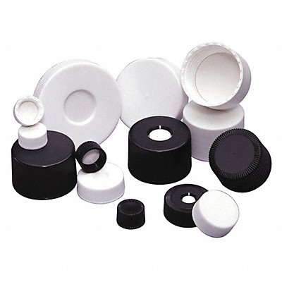 WHEATON 240114 Cap 38 mm Dia Black PK50