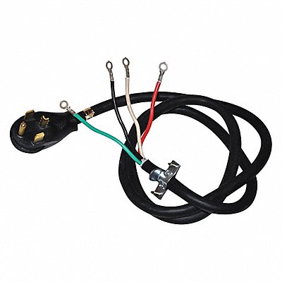 WHIRLPOOL PT400L Four Wire 30-Amp Dryer Power Cord 4 Ft