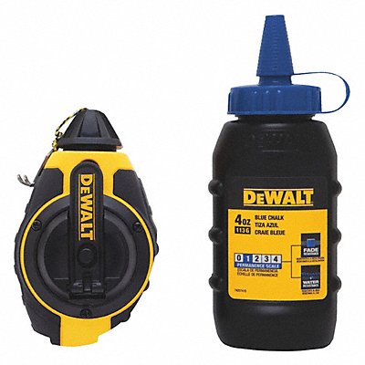 DEWALT DWHT47373L Chalk Line Reel Blue Ergonomic Ratio 3 1
