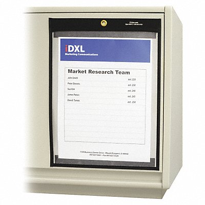C-LINE 85912 Shop Ticket Holders Magnetic 9 W PK25