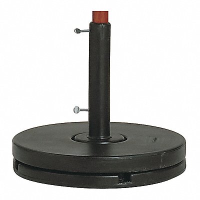 GROSFILLEX US607017 Umbrella Base 70 lb Black