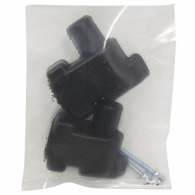 GROSFILLEX USSP0235 Fence Connector Kit Resin Black