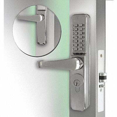 CODELOCKS CL460SS Mechanical Lockset Stainless Steel Lever