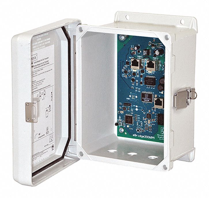 ALTRONIX EBRIDGE200WPMH PoE Transceiver 4-59/64 D x 7-21/64 W