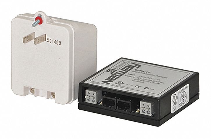 ALTRONIX NETWAY1XP PoE Injector Black w/Plug In Transformer