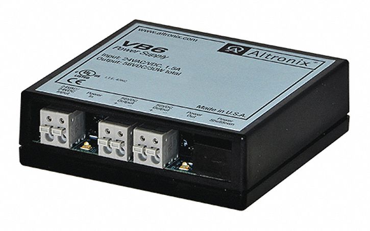ALTRONIX VB6 Power Supply 24VAC/DC @ 1.5A Input V Blk