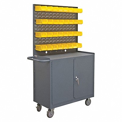 GRAINGER 2210A32BLU95 Mobile Wrkstion Steel 36 L 18 W 1 Shelf