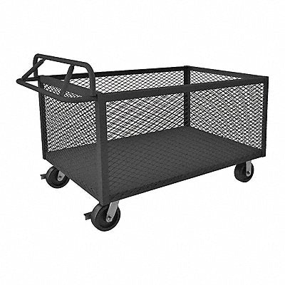 GRAINGER 4STEEX244895 Mesh Box Truck 2000 lb Steel 54 in.