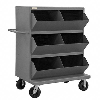 GRAINGER MSB6203695 Mobile Storage Bin 2400 lb Steel 36 in.