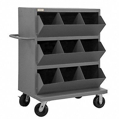 GRAINGER MSB9203695 Mobile Storage Bin 2400 lb Steel 36 in.